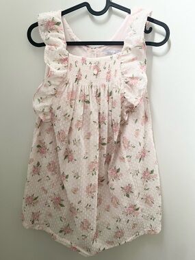 Patachou Pink Floral Ruffle Dress- Sweet Girls' Summer Dress 8y